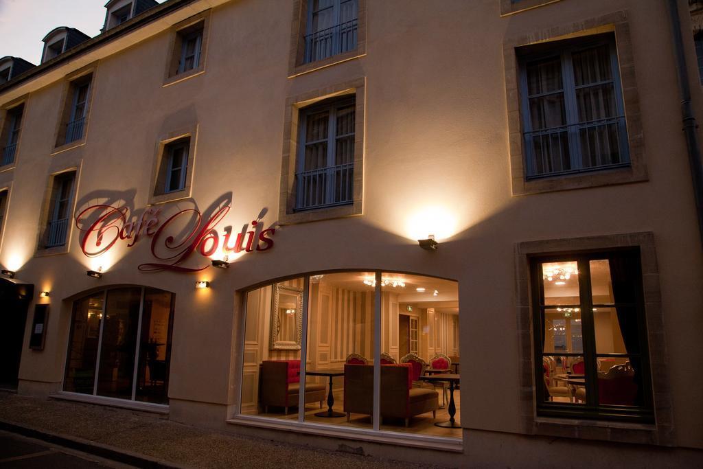 Hôtel De Brunville Et Restaurant Le Café Louis Bayeux Exterior foto
